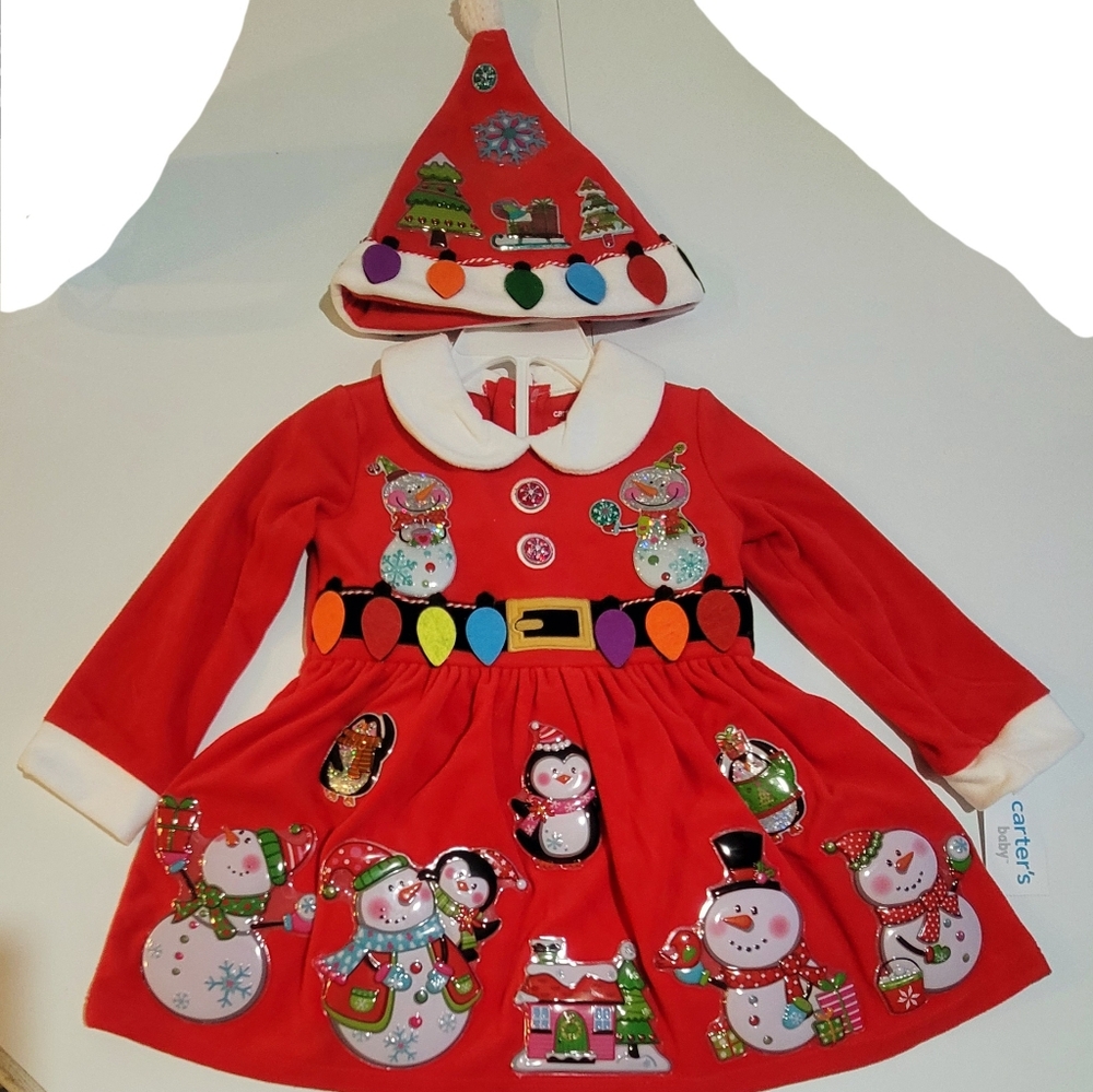 One of a Kind Baby Girl Ugly Penguin Dress 24 Mos